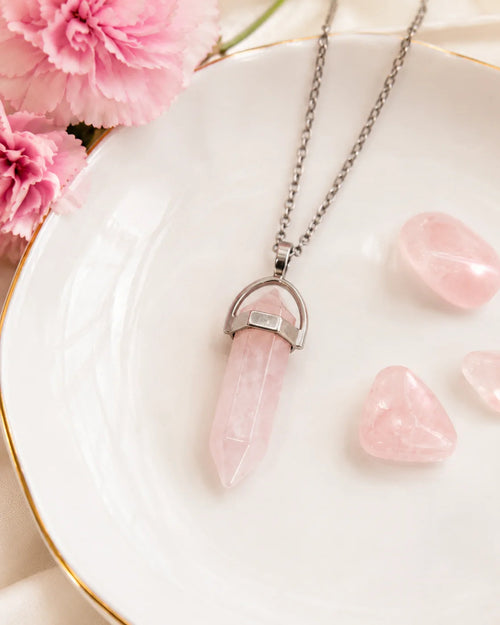 Rosenquarz-Kette – Kristall für Liebe, Harmonie & Selbstliebe